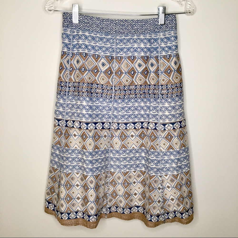 Sigrid Olsen Geo-Print Skirt